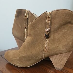 Matt Bernson Brown Suede Ankle Booties